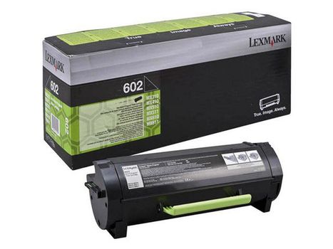 LEXMARK 602 Black Toner Cartridge 2.5K pages - 60F2000 (60F2000)
