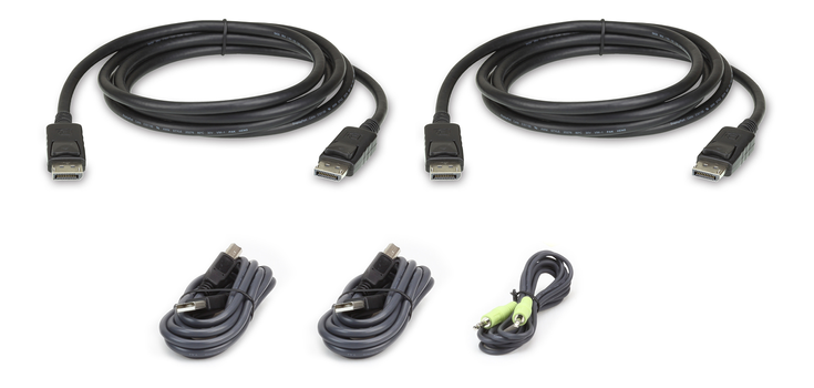 ATEN N 2L-7D02UDPX5 - Keyboard / video / mouse (KVM) cable kit - TAA Compliant - for ATEN CS1144DP4C,  CS1148DP4,  CS1148DP4C (2L-7D02UDPX5)