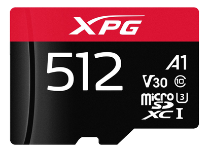 A-DATA ADATA microSD 512GB XPG Game UHS-I U3 | ohne Adapter (AUSDX512GUI3XPGA2-R)