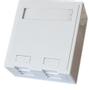 SOLAR PLUS Dataudtag office box 2 port, for Solar Plus keystone konnektor, farve: hvid