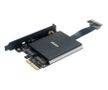 AKASA Dual M.2 PCI-E RGB LED Adapter Karte