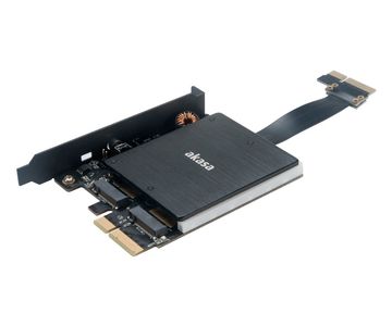 AKASA Dual M.2 PCI-E RGB LED Adapter Karte (AK-PCCM2P-04)