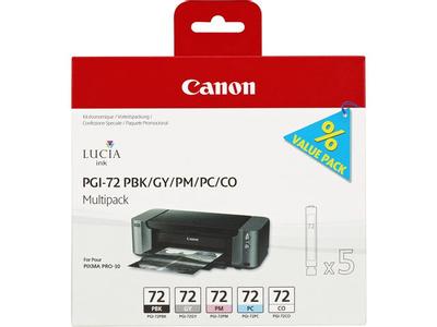 CANON PGI-72 / 6403B007 PBK/ GY/ PM/ PC/ CO Multipack - Blækpatron Chroma optimizer (6403B007)