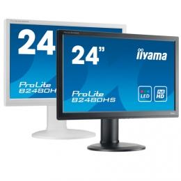 IIYAMA ProLite XU2494HS-B2 - LED-monitor - 24" (23.8" zichtbaar) - 1920 x 1080 Full HD (1080p) @ 75 Hz - VA - 250 cd/m˛ - 3000:1 - 4 ms - HDMI, DisplayPort - luidsprekers - matzwart (XU2494HS-B2)