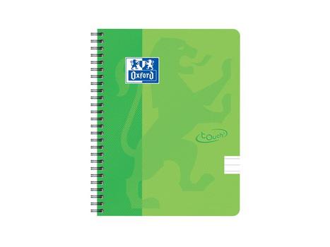 OXFORD Notatbok OXFORD Touch A5+ 90g lin grønn (400118803)