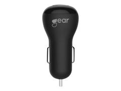 GEAR Lader 12/24V 1xUSB 1A Svart