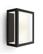PHILIPS Hue - Impress Large Wall Lantern Black - White & Color Ambiance