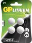 GP Lithium Cell Battery CR2016, 3V, 4-pack