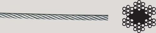 Coferro Cables Galv Stålwire 6x7+1 3 mm 110m (18280718)