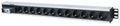 INTELLINET Vertical Rackmount 12-Way Power Strip - With Singl, e Air Switch