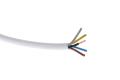 Coferro Cables H05VV-F 5G2,50 mm² hvid, RG50, Harmoniseret netledning