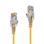 PURELINK CAT 6 Patch Cable. SLIM - UTP - LSOH - yellow - 1,, 00m