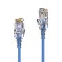 PURELINK CAT 6 Patch Cable. SLIM - UTP - LSOH - blue - 0,25, m