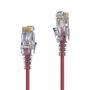 PURELINK CAT 6 Patch Cable. SLIM - UTP - LSOH - red - 0,25m