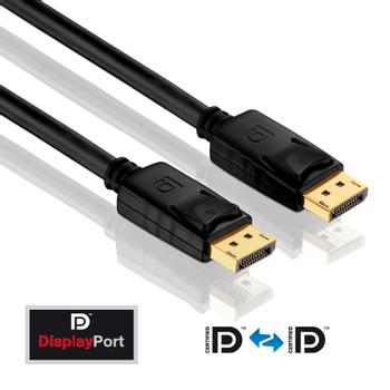 PURELINK PureInstall | DP 1.2 | DisplayPort - DisplayPort | Max 3840x2160 60Hz 4:4:4 | Black | 5m (PI5000-050)