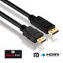 PURELINK DisplayPort to HDMI Cable, PureInstall 2,0m - Black