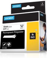 DYMO RHINOPRO 3/4IN WHT PERM POLY TAPE