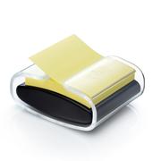 POST-IT Notes dispenser, Post-it, Pro, sort til 76x76mm + 1 blok
