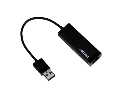 ACCELL USB 3.0 to Gigabit Ethernet Adapter Mac passthrough (J141B-005B-2)