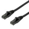 DELTACO High Flexible U/UTP Cat.6 patch cable, 24AWG, TPE, 0.5m, Black (UUTP-1500)