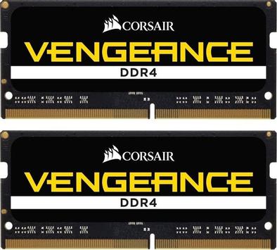 Corsair Vengeance - DDR4 - sett - 32 GB: 2 x 16 GB - SO DIMM 260-pin - 3000 MHz / PC4-24000 - ikke-bufret