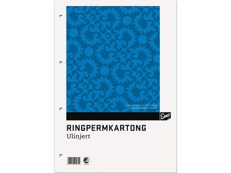 EMO Ringpermkartong EMO A4 ulinjert (100) (209201)