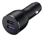 HUAWEI Car Super Charger CP37 5A 2x USB + kabel USB-C czarny