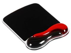 KENSINGTON Duo Gel MousePad with Wrist Support Red/Black - 62402