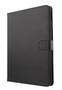 DELTACO iPad 9.7 "(2017/2018) Cover, shock absorbing / Magnetic lock / Black / transparent / PU leather