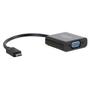 C2G USB 3.1 USB Type C to VGA Adapter - USB C to VGA Black - Extern videoadapter - USB 3.1 - D-Sub - svart (88843)