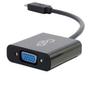 C2G USB 3.1 USB Type C to VGA Adapter - USB C to VGA Black - Extern videoadapter - USB 3.1 - D-Sub - svart (88843)