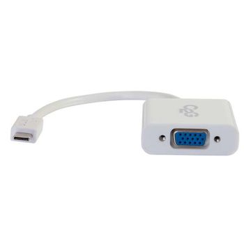 C2G G USB 3.1 USB Type C To VGA Adapter - USB C to VGA White - External video adapter - USB 3.1 - D-Sub - white (88844)