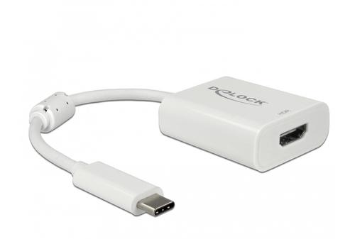 DELOCK USB Type-Câ?¢ Adapter zu HDMI (DP Alt Mode) 4K 60 Hz mit HDR Funktion (63937)
