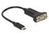 DELOCK Adapter USB Type-C™ > 1 x Serial DB9 RS-232