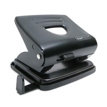 Rapesco 825 2 Hole Punch Metal 25 Sheet Black - 1030 (1030)