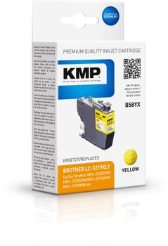 KMP B58YX ink cartridge yellow comp. with Brother LC-3219XLY (1538,4009)