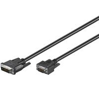 Goobay DVI-I/VGA Full HD Cable. Black. 2.0m (50990)