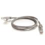 C2G Cat6 Booted Unshielded (UTP) Network Patch Cable - Patch-kabel - RJ-45 (hane) till RJ-45 (hane) - 2 m - UTP - CAT 6 - formpressad,  hakfri, tvinnad - grå (83368)