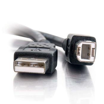 C2G Cbl/2m USB 2.0 A/B Black (81566)
