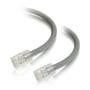 C2G G Cat5e Non-Booted Unshielded (UTP) Network Patch Cable - Patch cable - RJ-45 (M) to RJ-45 (M) - 1 m - UTP - CAT 5e - stranded, uniboot - grey (83001)