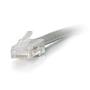 C2G G Cat5e Non-Booted Unshielded (UTP) Network Patch Cable - Patch cable - RJ-45 (M) to RJ-45 (M) - 1 m - UTP - CAT 5e - stranded, uniboot - grey (83001)