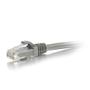 C2G Cat6 Booted Unshielded (UTP) Network Patch Cable - Patch-kabel - RJ-45 (hane) till RJ-45 (hane) - 2 m - UTP - CAT 6 - formpressad,  hakfri, tvinnad - grå (83368)