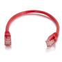 C2G Cbl/2M Red CAT6 PVC Snagless UTP Patch (83448)