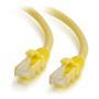 C2G Cat6 550MHz Snagless Patch Cable - Koblingskabel - RJ-45 (hann) - RJ-45 (hann) - 50 cm - CAT 6 - støpt, tvinnet, taggløs, booted - gul
