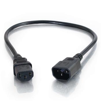 C2G Cbl/0.5M Computer Pwr EXT crd-C13 to C14 (88501)