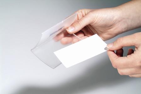 DURABLE Click Fold, Badge, Polypropylen (PP), Transparent,  75 mm, 40 mm, 10 stk (821219)