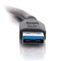 C2G USB-kabel - USB typ A (hane) till USB typ A (hane) - USB 3.0 - 2 m - svart (81678)