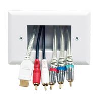 PEERLESS In-wall Plastic Cable Plate SPECIAL PR (IBA4-W)
