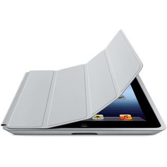 APPLE iPad Smart Case-Polyurethane-Light Gray (MD455ZM/A)