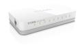 D-LINK 8-Port Gigabit Easy Desktop Switch, 8x10/ 100/ 1000 - White (GO-SW-8G)